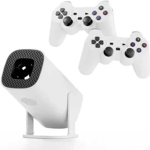 P30 Max Projector 4K HD 1080P Bluetooth Android 11 Projector 2 Wireless Game Controllers Built-in 3000 Games